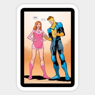 invincible atom eve Sticker